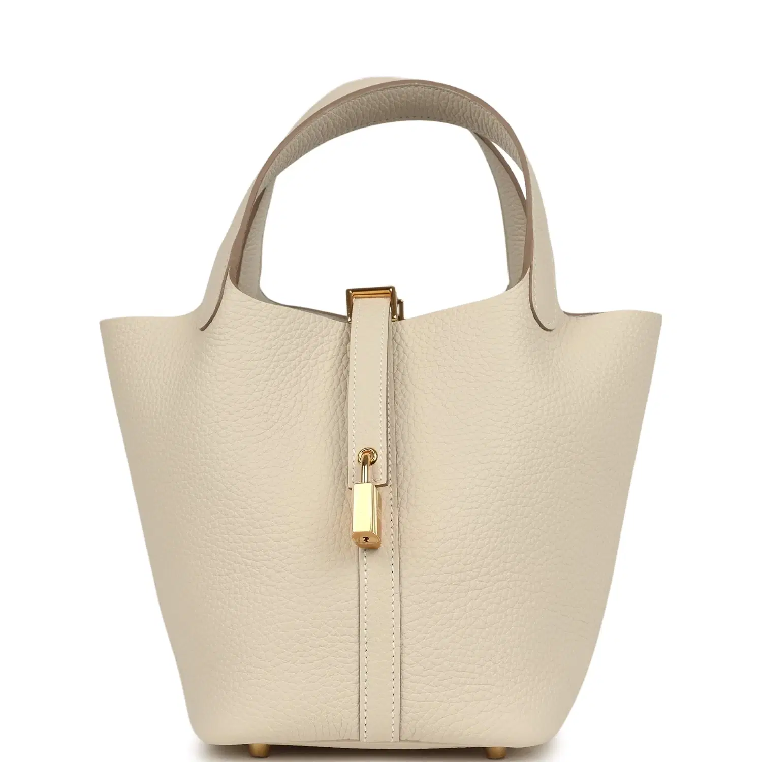 Hermes Picotin Lock 18 Craie Clemence Gold Hardware