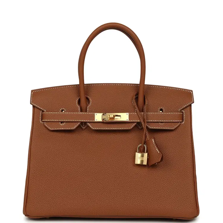 Hermes Birkin 30 Gold Togo Gold Hardware-Hover-Image
