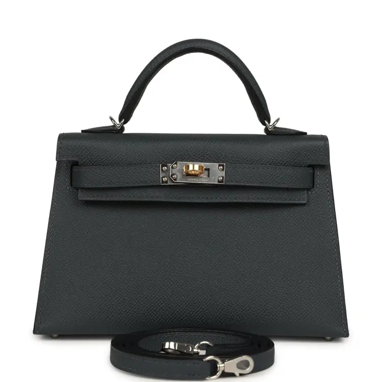Hermes Kelly Sellier 20 Gris Misty Epsom Electrum Hardware-Hover-Image