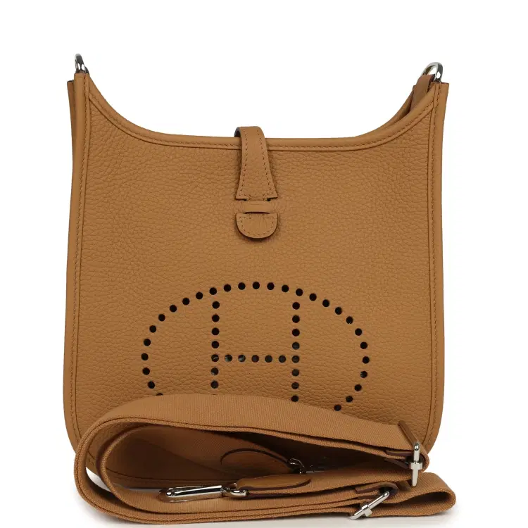 Hermes Evelyne 23 Biscuit Clemence Palladium Hardware-Hover-Image
