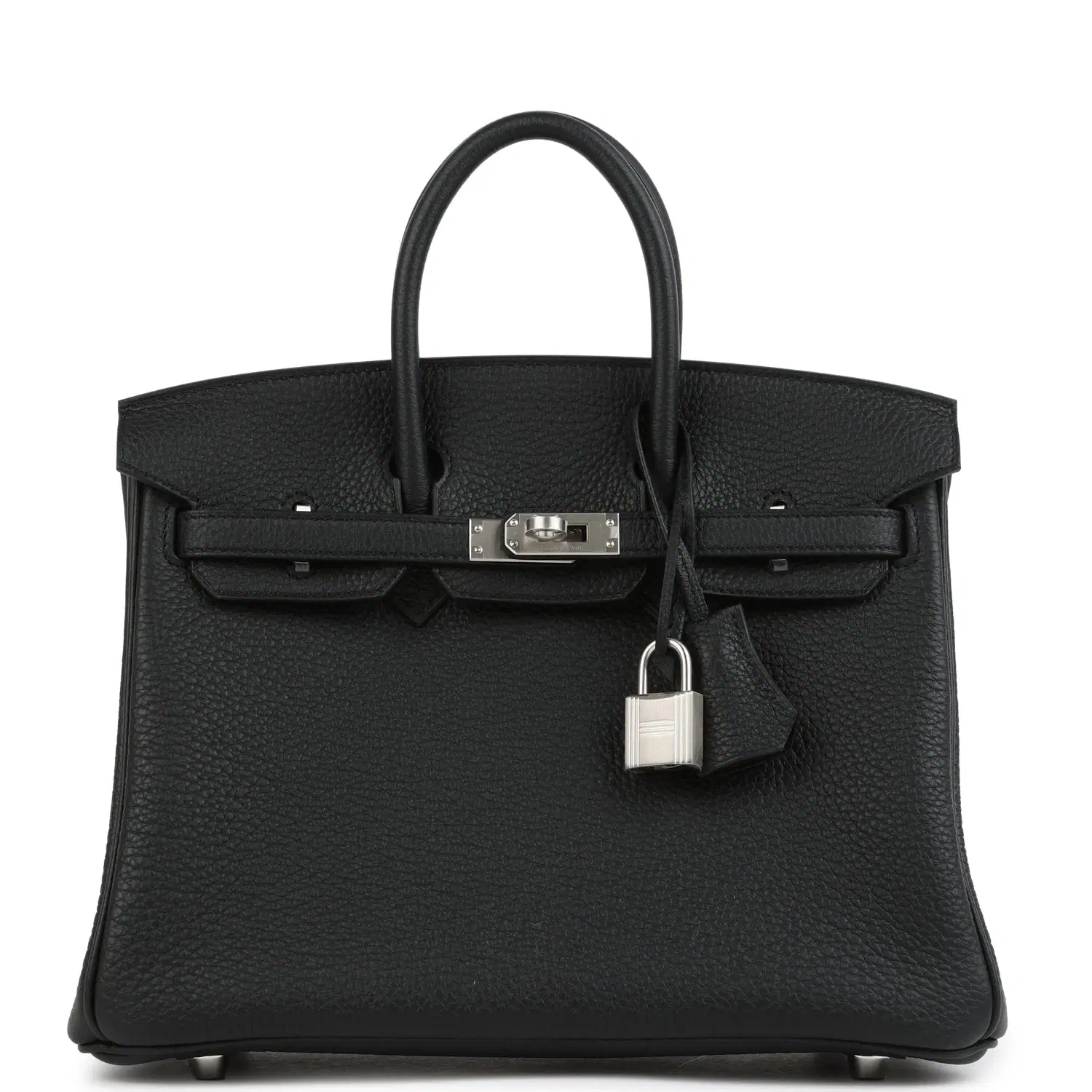 Hermes Birkin 25 Black Togo Brushed Palladium Hardware