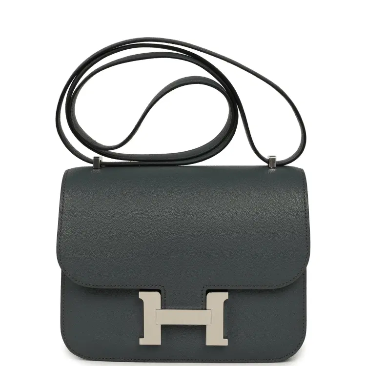 Hermes Constance 18 Carbone Chevre Mysore Palladium Hardware-Hover-Image