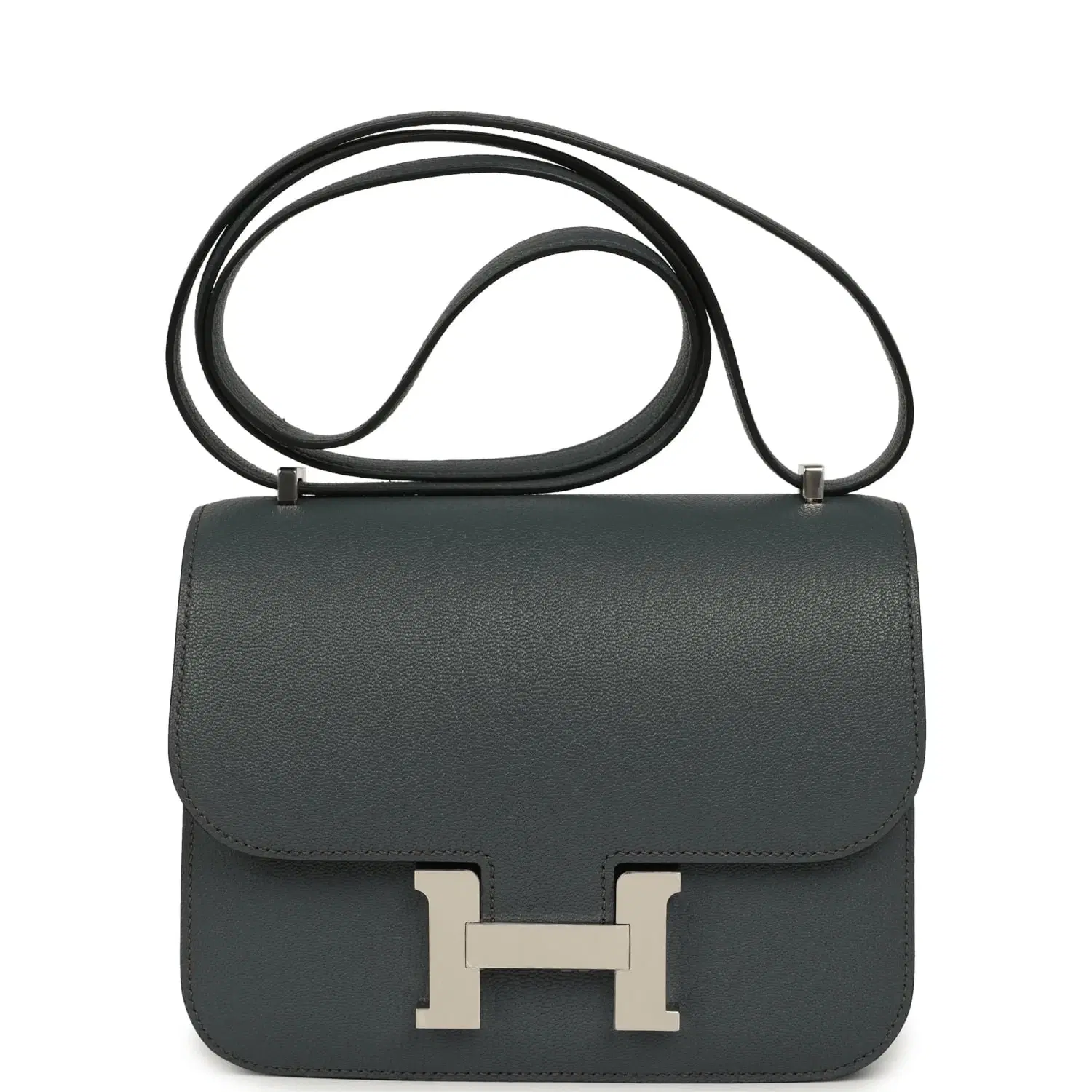 Hermes Constance 18 Carbone Chevre Mysore Palladium Hardware
