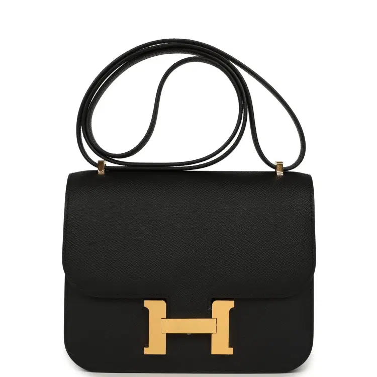 Hermes Constance 18 Black Epsom Gold Hardware-Hover-Image