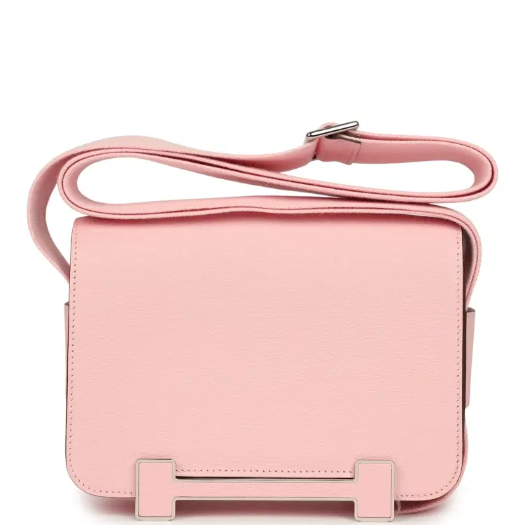 Hermes Geta Rose Sakura Verso Chevre Mysore Palladium Hardware-Hover-Image