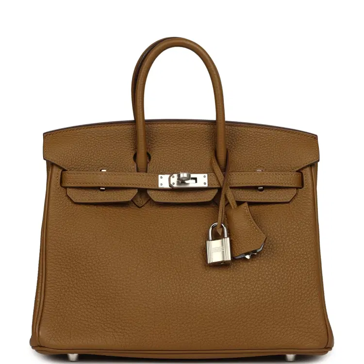 Hermes Birkin 25 Bronze Dore Verso Togo Palladium Hardware-Hover-Image