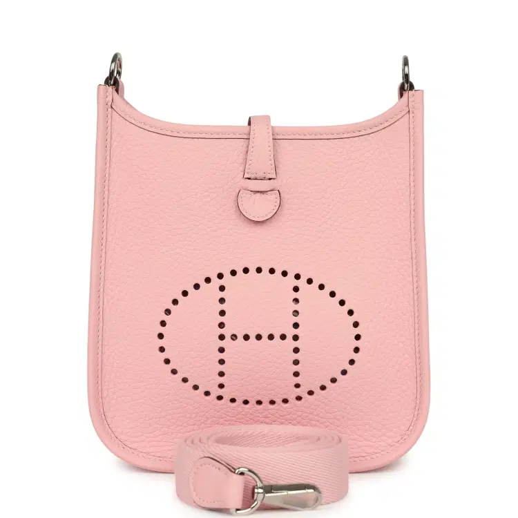 Hermes Evelyne TPM Rose Sakura Clemence Palladium Hardware-Hover-Image