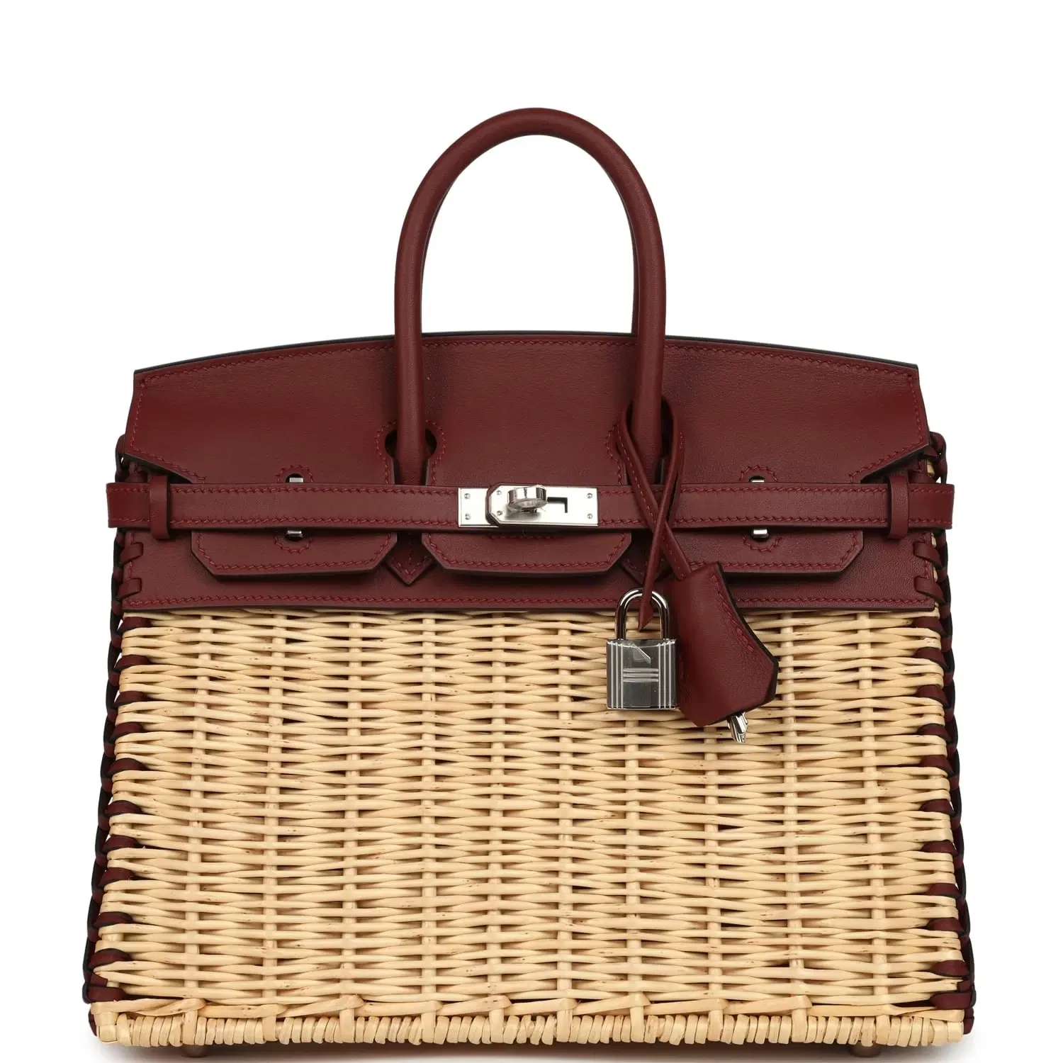 Hermes Picnic Birkin 25 Rouge H Swift Palladium Hardware