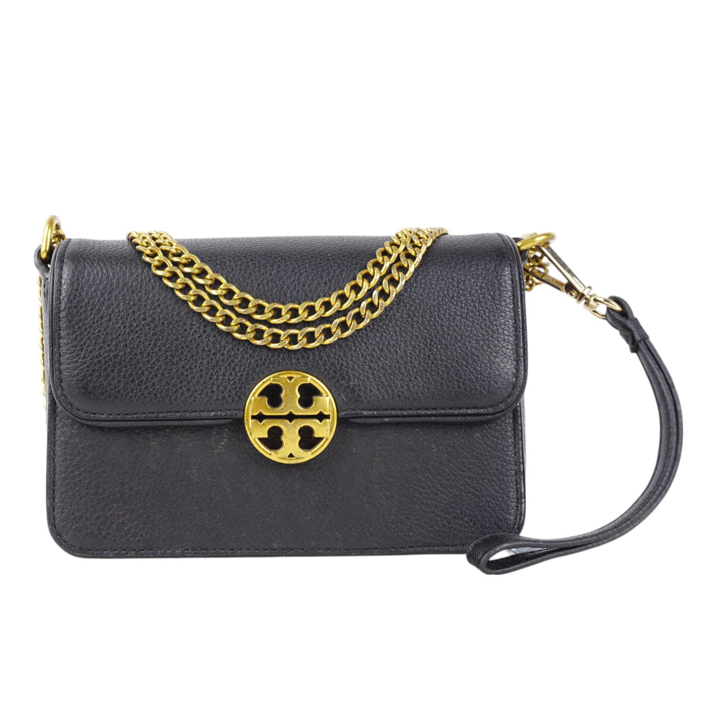 Tory Burch Chelsea Hammered Leather Shoulder Bag