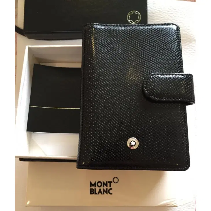 Mont Blanc Leather Card Holder Wallet-Hover-Image