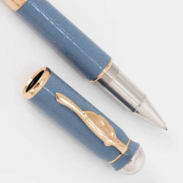 Montblanc Silver Writers Edition Homage To Johann Wolfgang Von Goethe Limited Edition Roller ball