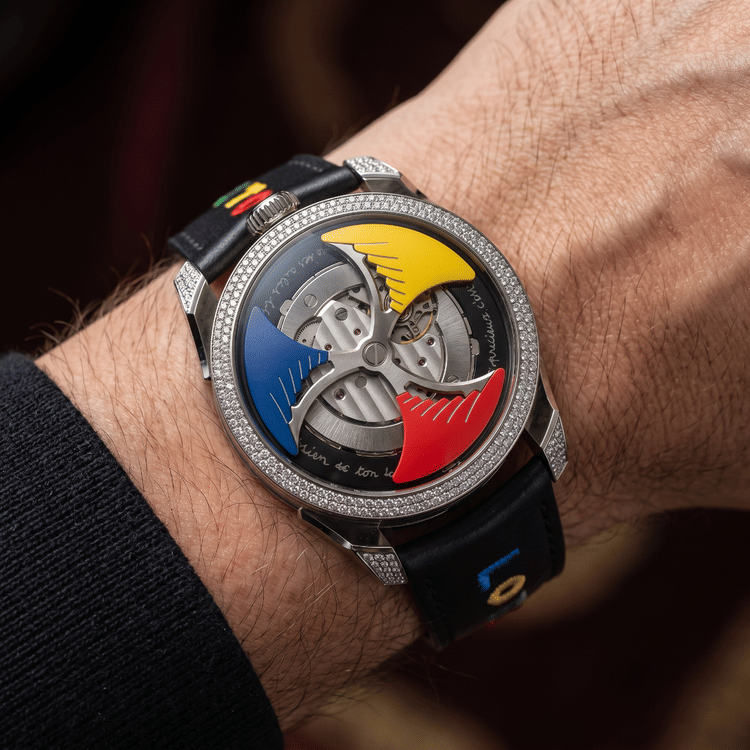MB&F M.A.D. Editions Time to Love 42 MM Steel Automatic Watch-Hover-Image