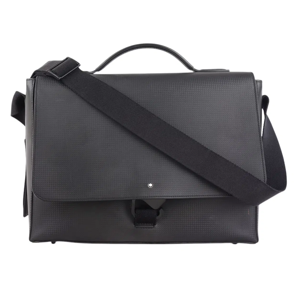 Montblanc Black Leather Nightflight Travel Companion Briefcase