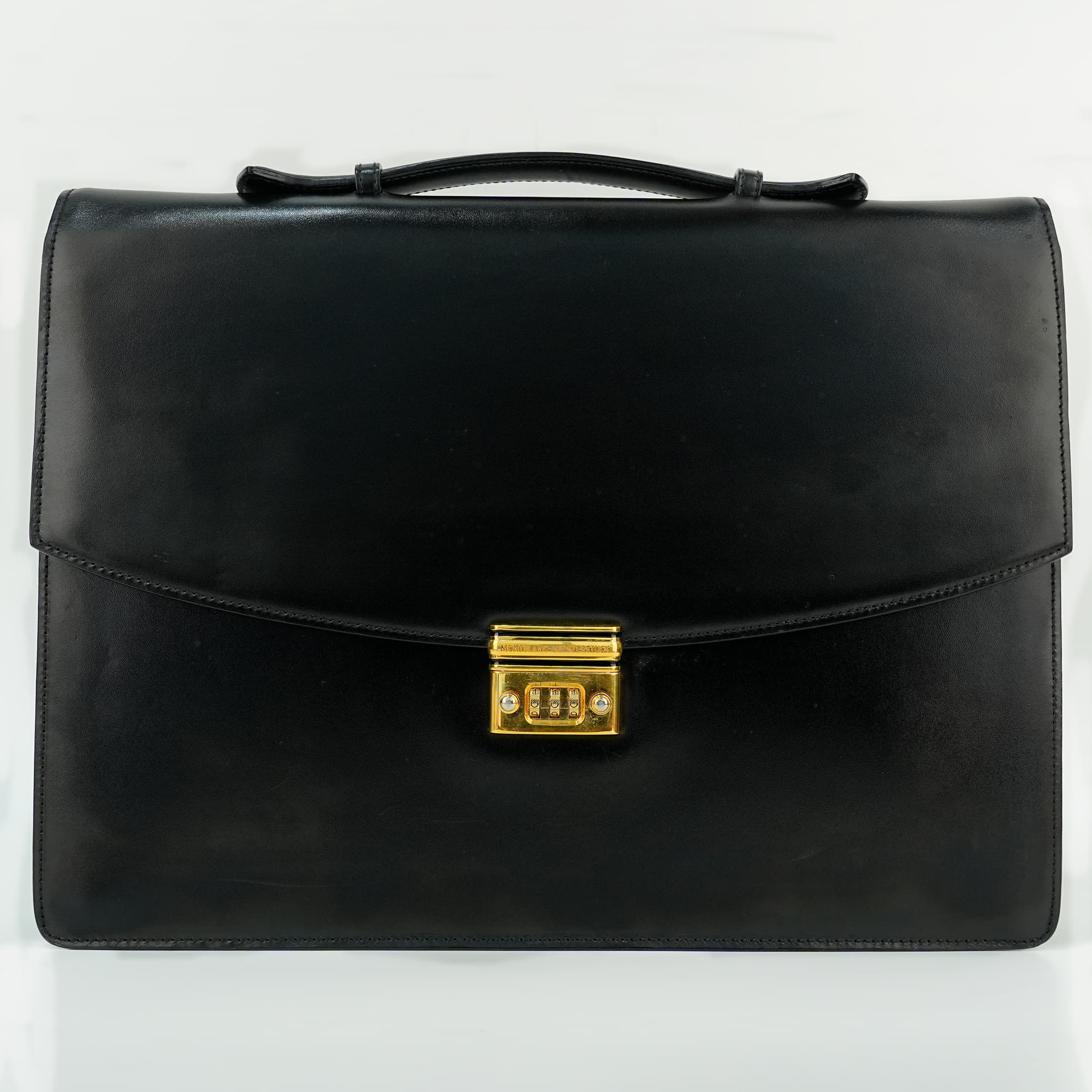 Montblanc Black Meisterstuck Briefcase Handbag