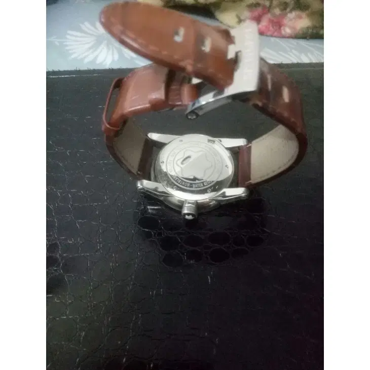 Montblanc Timewalker Automatic Silver Dial Brown Leather Mens Watch-Hover-Image