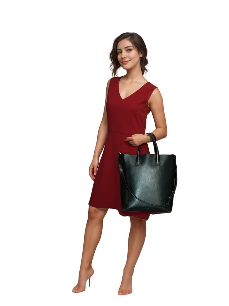 Mansur Gavriel Leather Tote Bag-Hover-Image