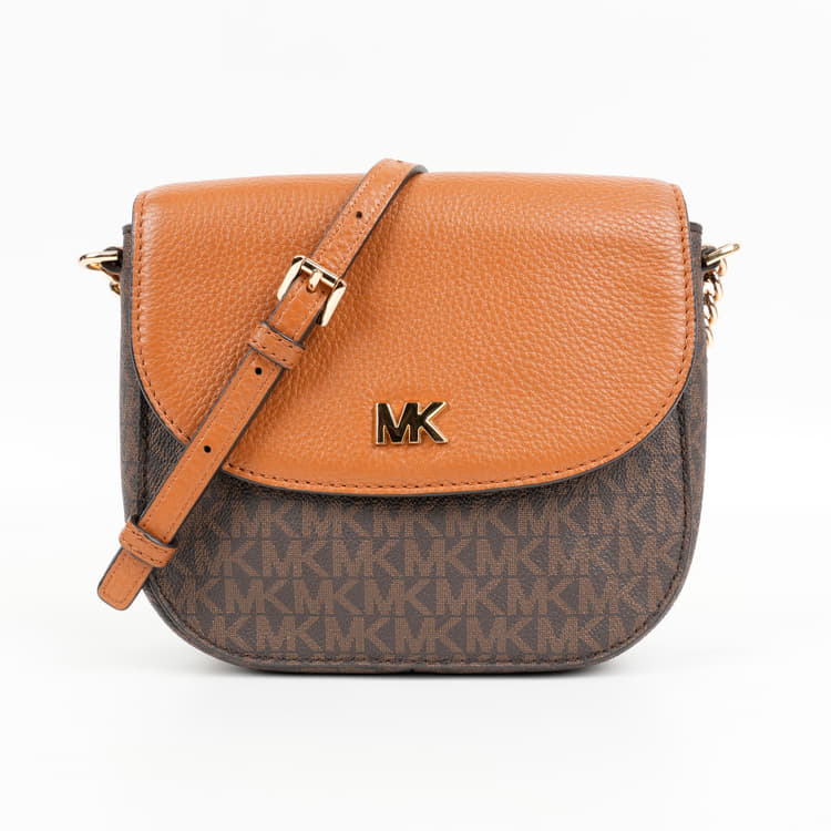 Michael Kors Dome Pebble Leather Crossbody Bag-Hover-Image