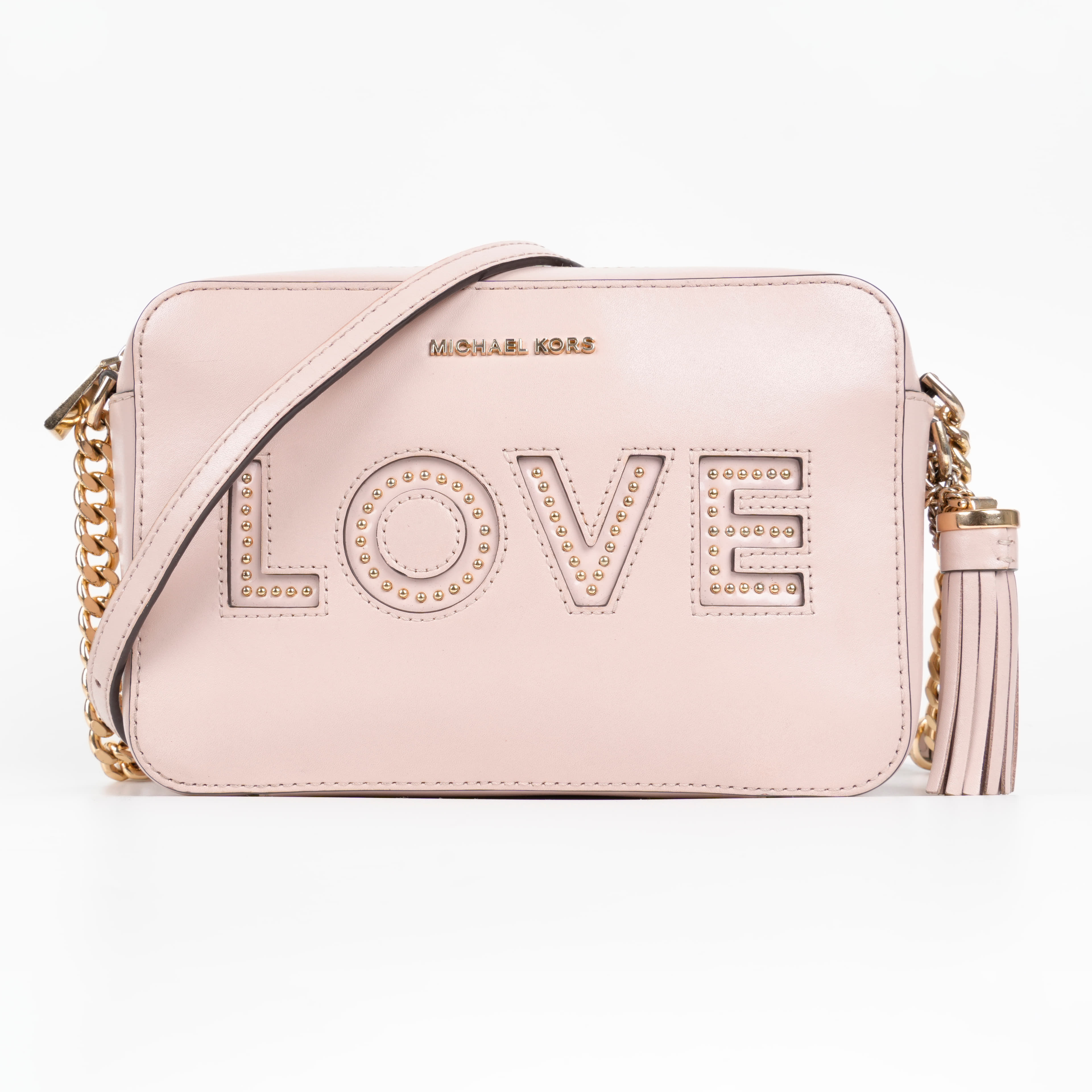 Michael Kors Ginny Love Camera Bag Pink