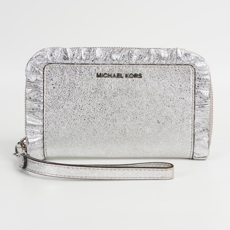 Michael Kors Silver Jet Set Wallet-Hover-Image
