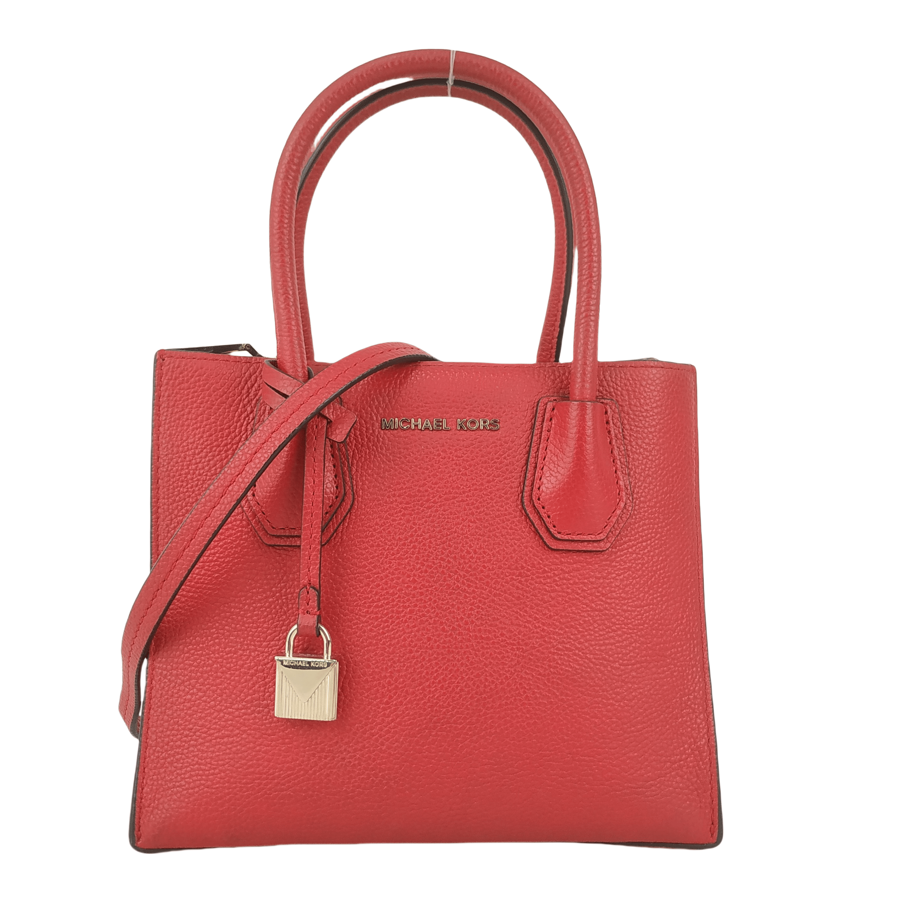 Michael Kors Mercer Pebbled Leather Accordion Tote Bag With Long Strap