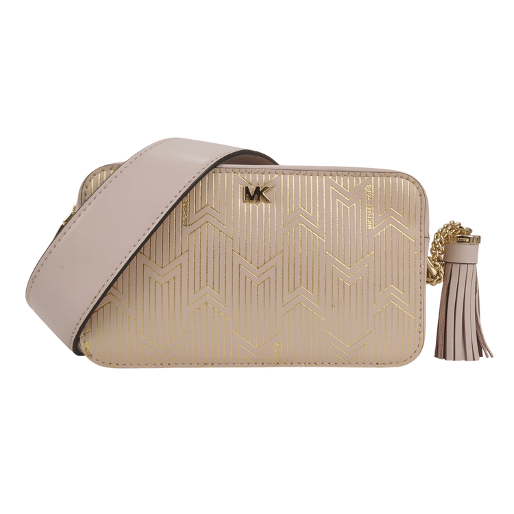 Michael Kors Metallic Deco Small Camera Bag-Hover-Image