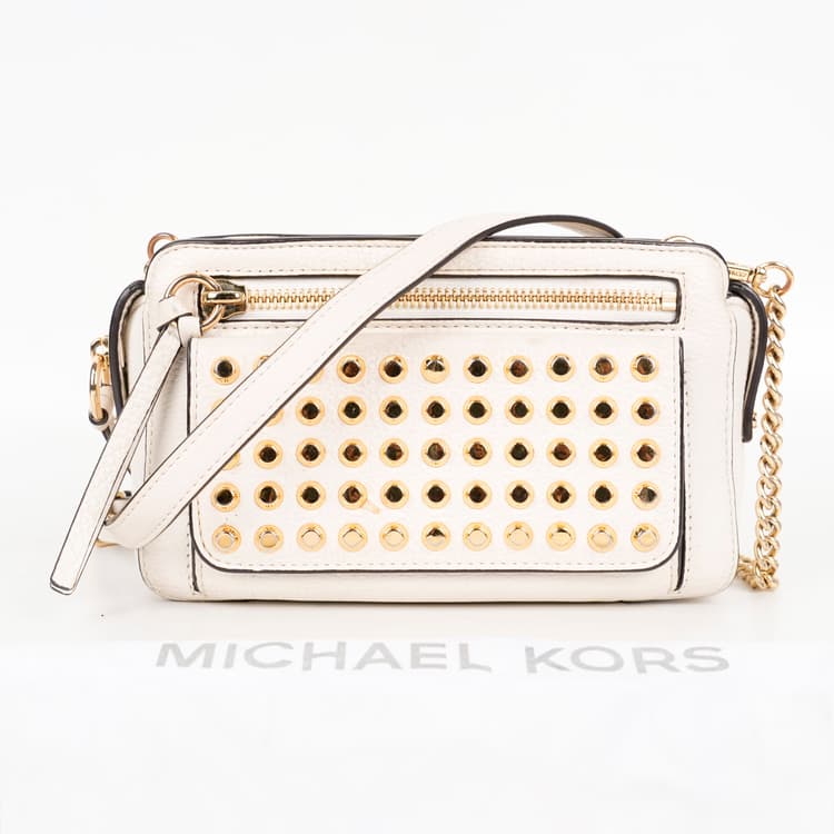 Michael Kors Mitchell Studded Crossbody-Hover-Image