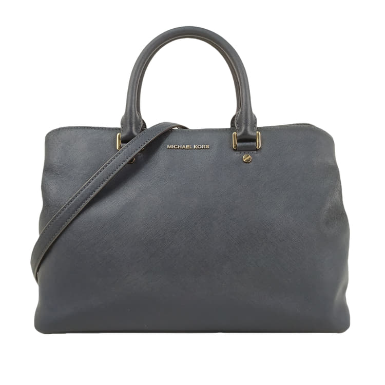 Michael Kors Savannah Saffiano Leather Satchel-Hover-Image