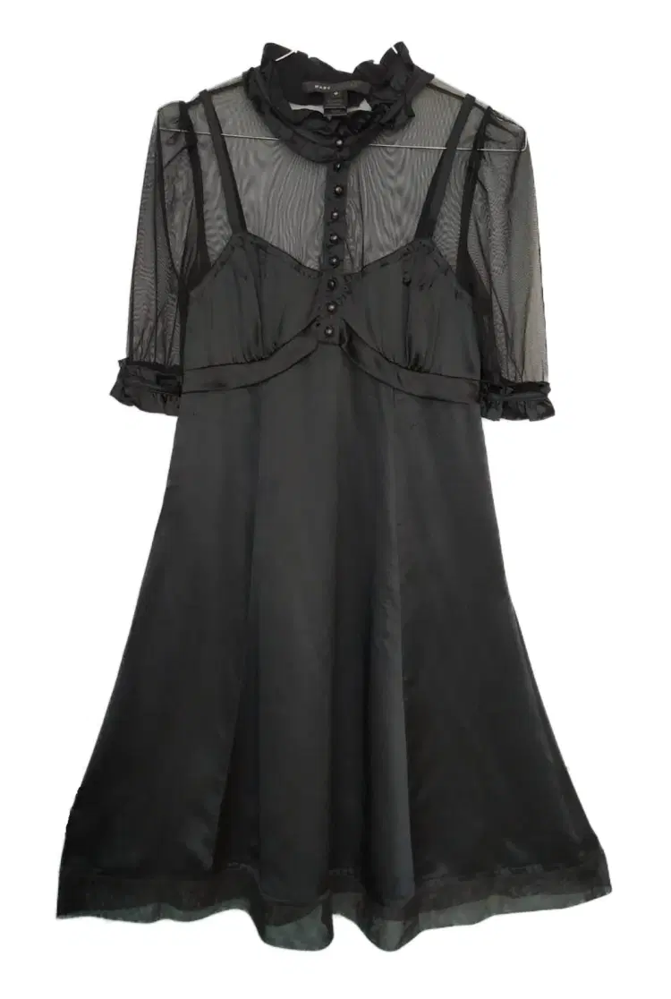 Marc Jacobs Victorian Collar Silk Dress-Hover-Image