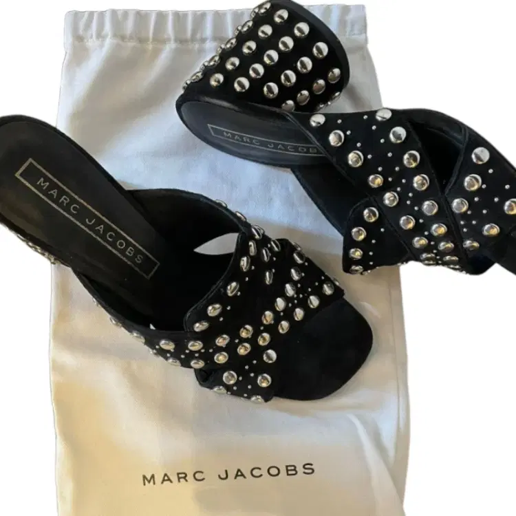 Marc Jacobs Aurora Studded Mule Heeled Sandal-Hover-Image