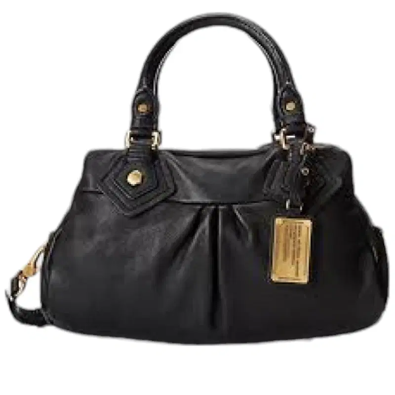 Marc Jacobs Groovee Satchel Pebbled Leather Black