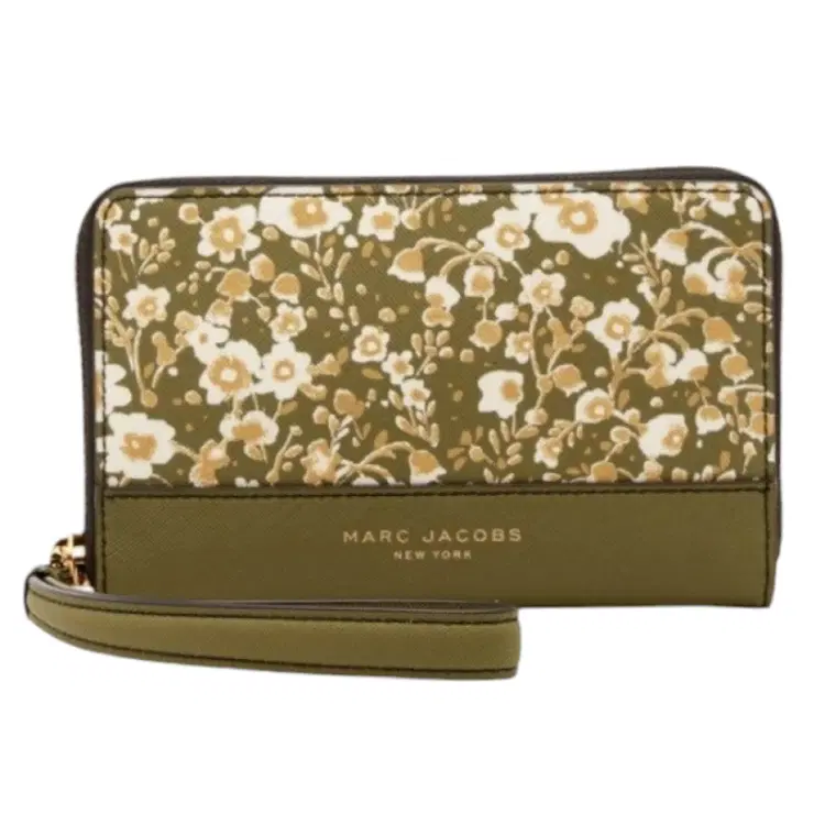 Marc Jacobs Saffiano Lily of the valley Leather Phone Wristlet-Hover-Image