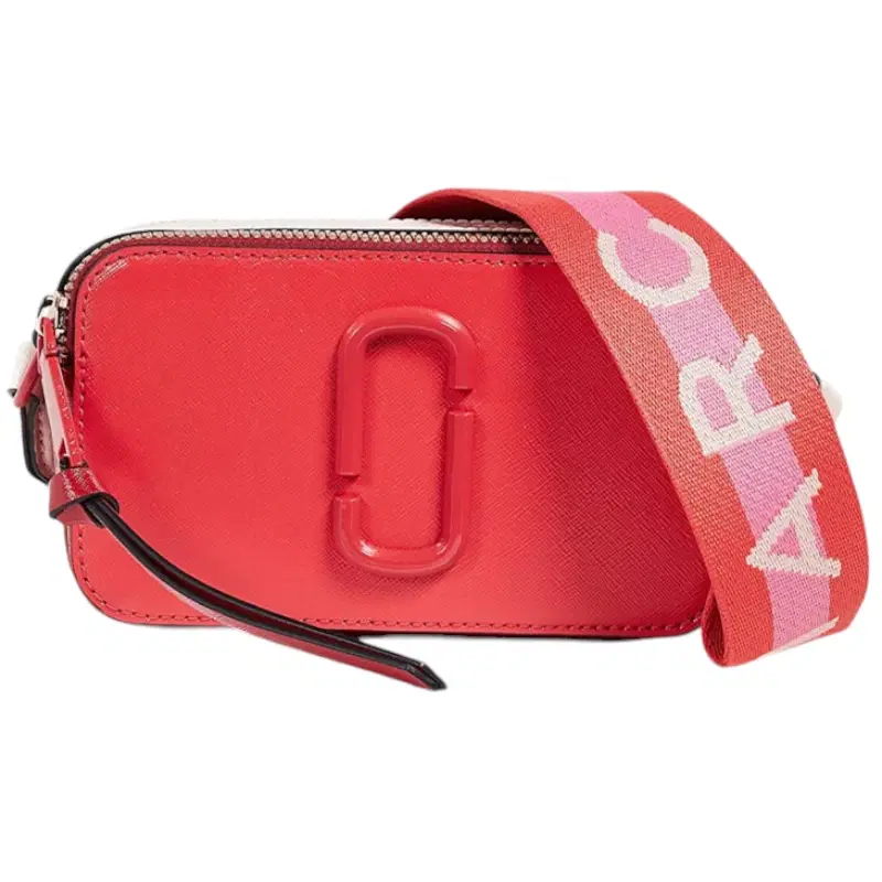 Marc Jacobs Red Snapshot Medium Crossbody Bag
