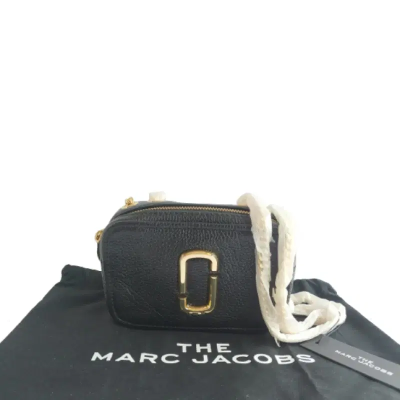 Marc Jacobs Black The Glam Shot Leather Crossbody Bag