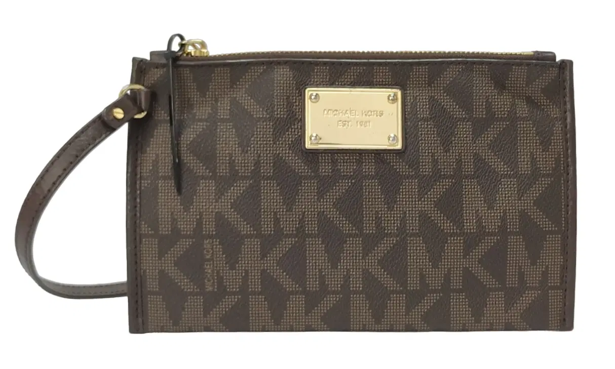 Michael Kors Signature Jet Set Item Medium Wristlet