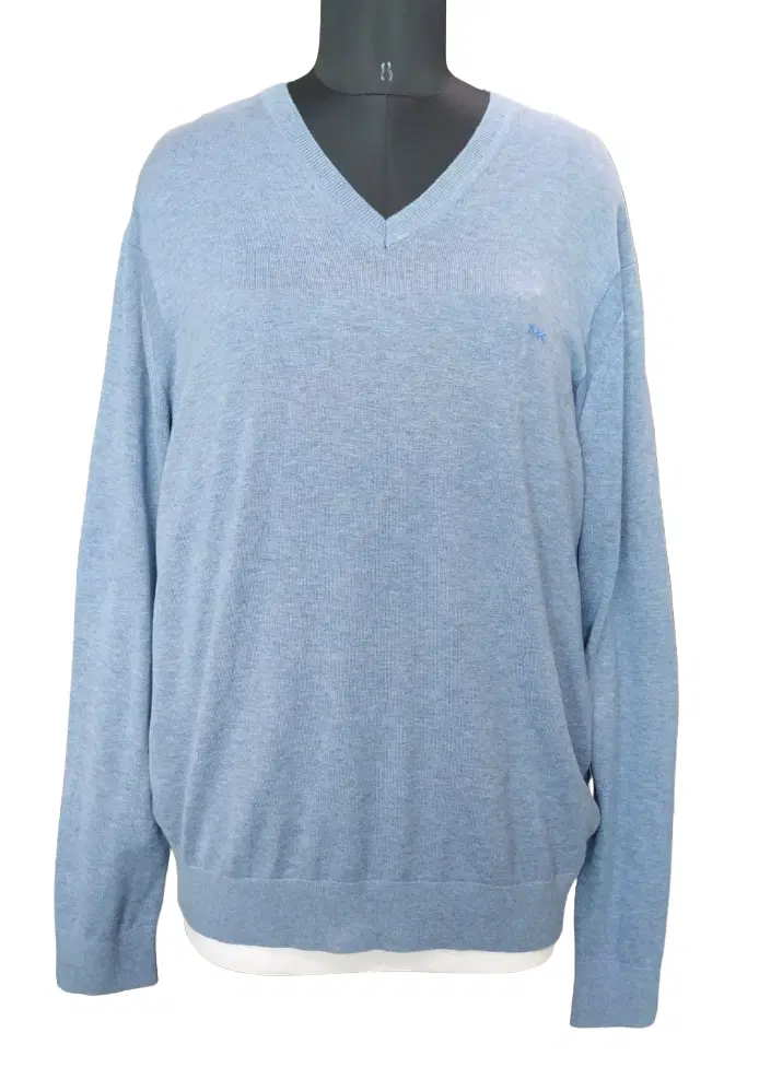 Michael Kors Blue Cotton Sweaters-Hover-Image