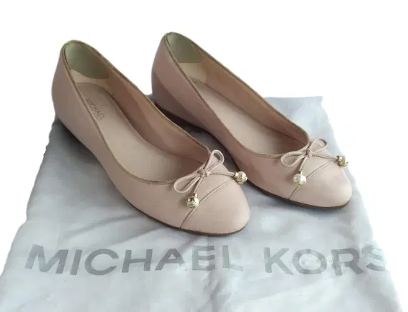 Michael Kors Gia Leather Ballet Flat