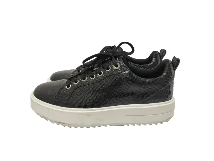 Size 6 - Michael Kors Emmett Snake Embossed Leather Sneaker-Hover-Image