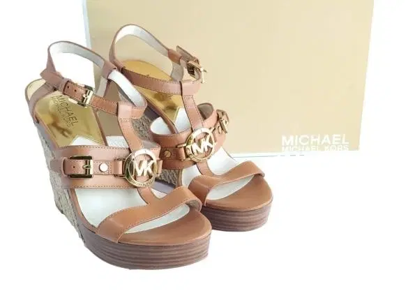 Michael Kors Mackenzie Platform Luggage Wedges