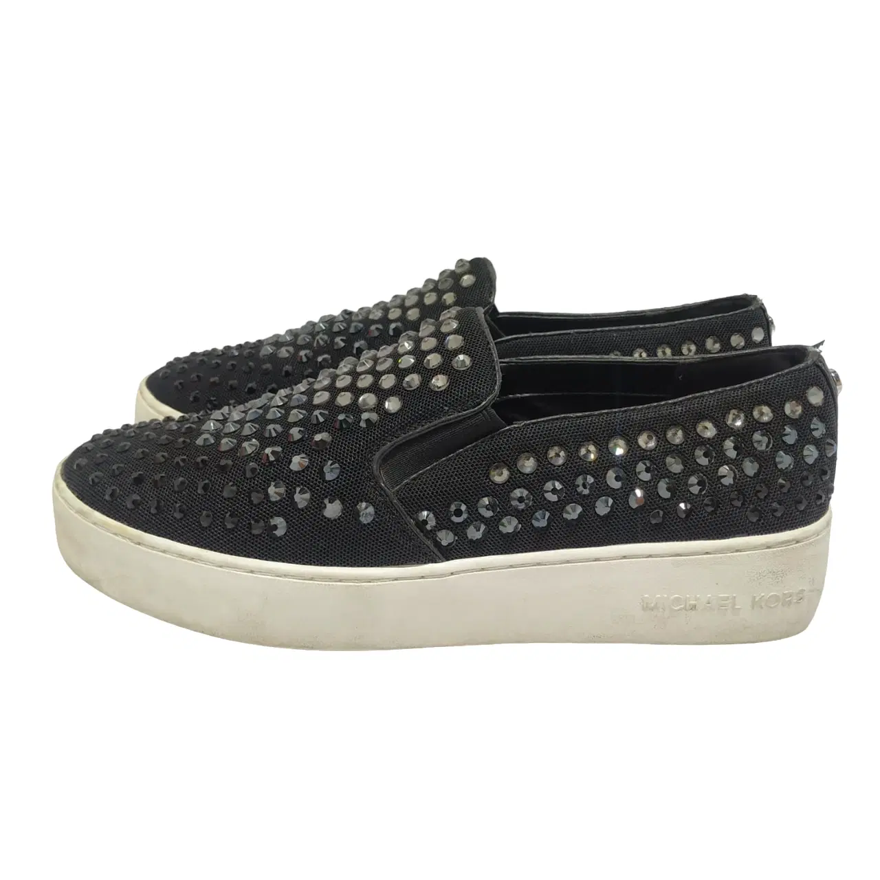 Size 8 - Michael Kors Keaton Studded Slip-on Sneakers