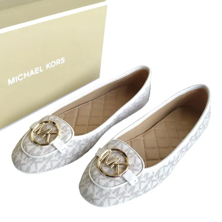 Size 8.5 - Michael Kors Lillie Logo Moccasin Flats-Hover-Image