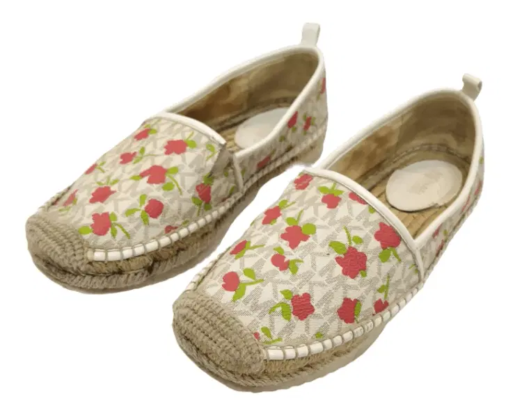 Size 7.5 - Michael Kors Floral Lenny Espadrilles-Hover-Image