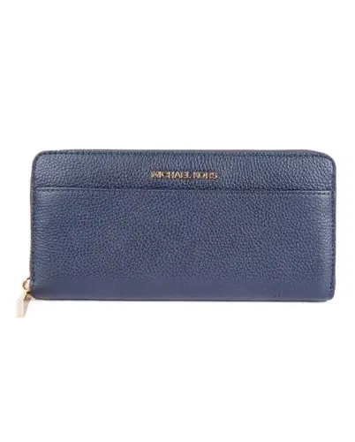 Michael Kors Mercer Leather Zip Around Continental Wallet-Hover-Image