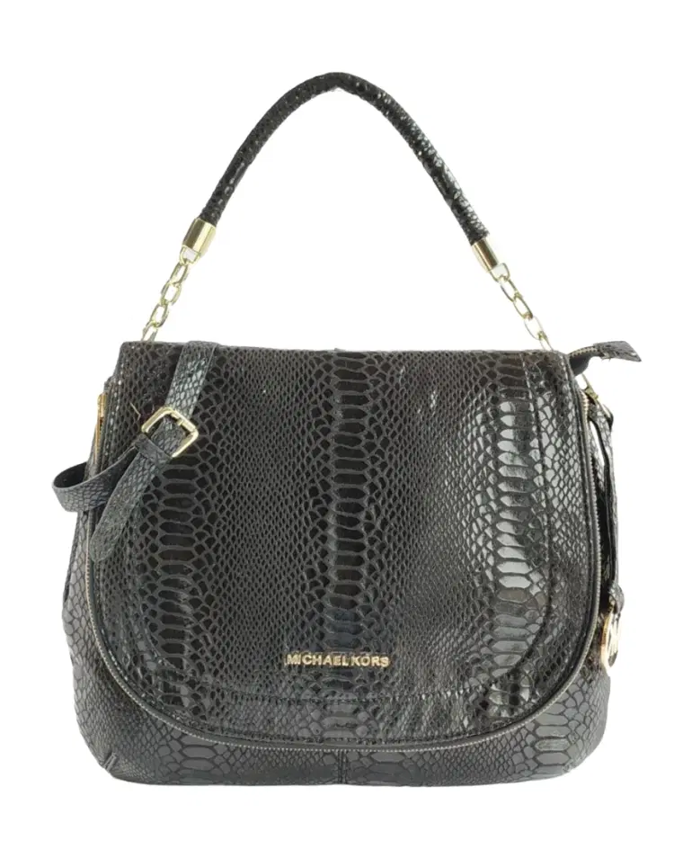 Michael Kors Python Bedford Shoulder Bag-Hover-Image