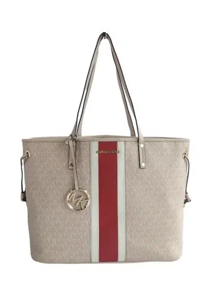 Michael Kors Monogram Travel Shopper Pink Tote