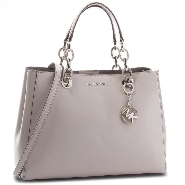 Michael Kors Cynthia Medium Leather Satchel-Hover-Image