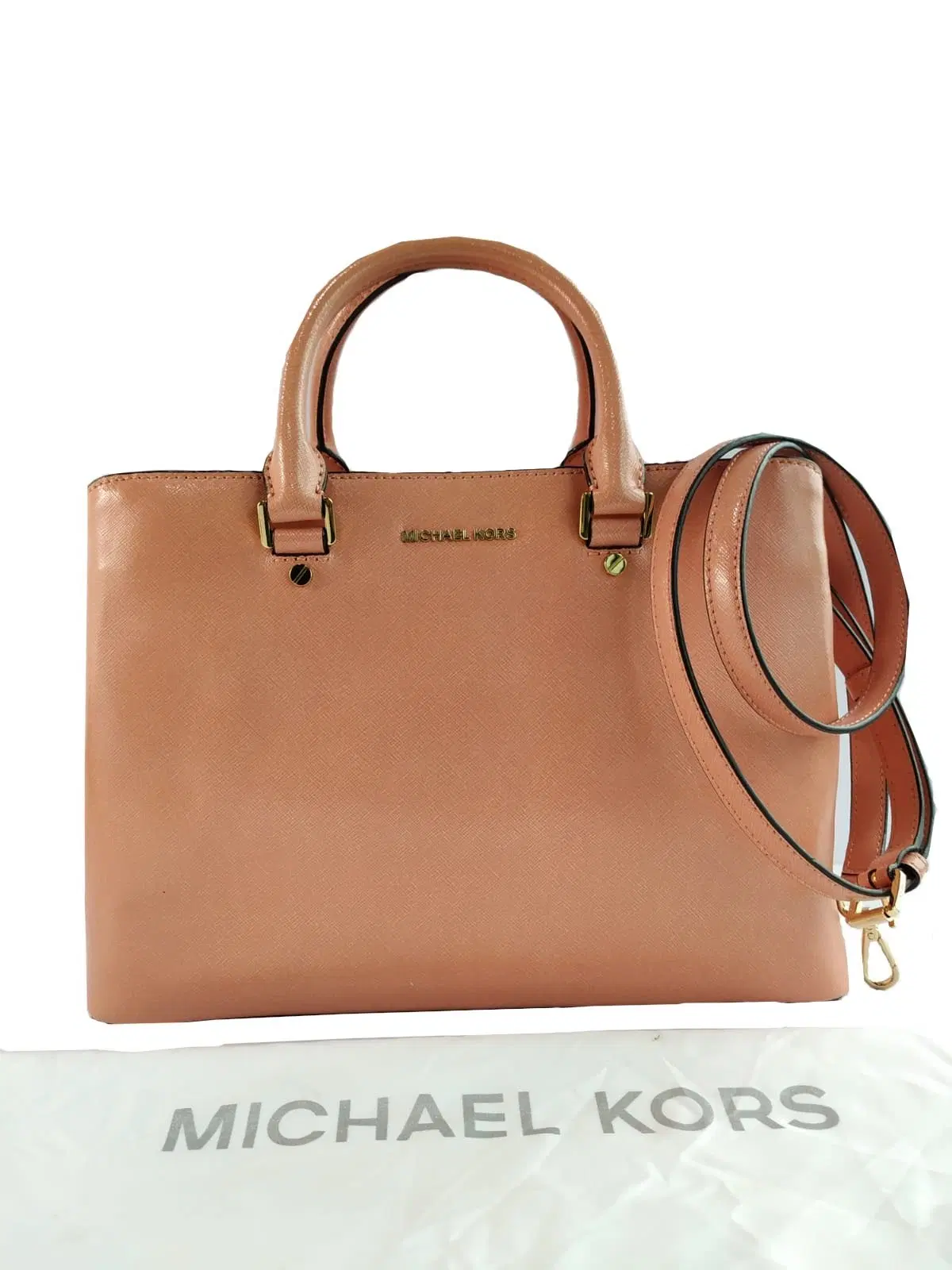 Michael Kors Savannah Large Saffiano Leather Satchel