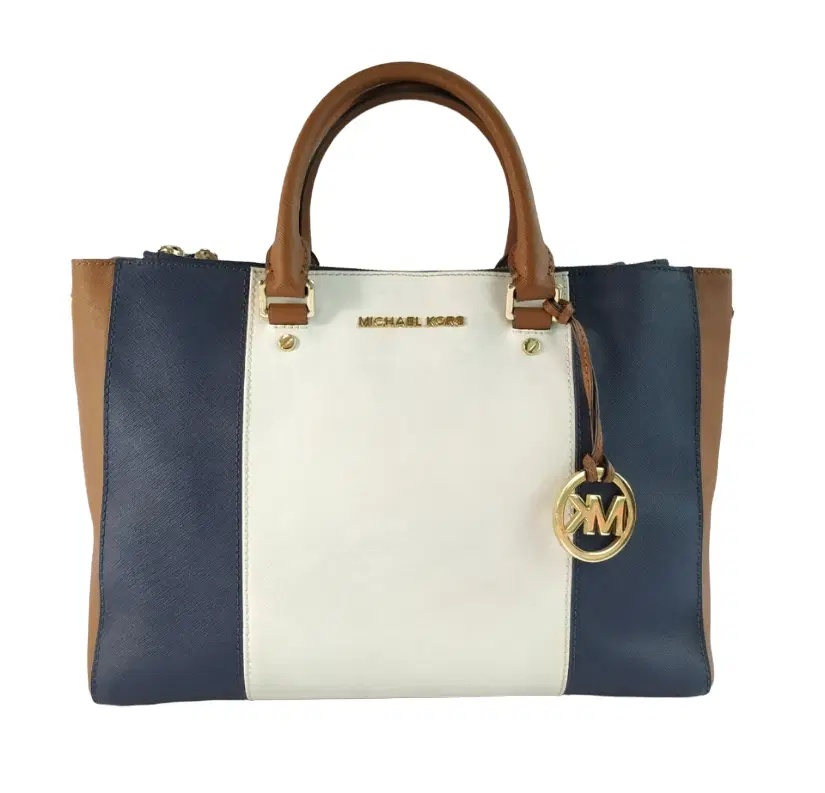Michael Kors Sutton Center Stripe Medium Satchel