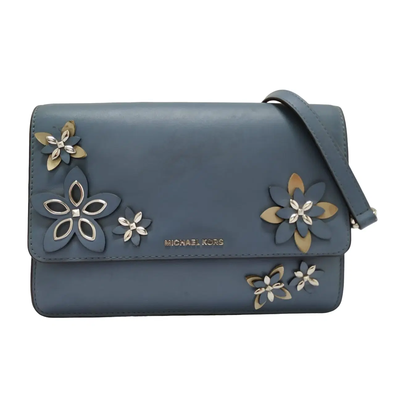 Michael Kors FLower Daniela Leather Crossbody Bag