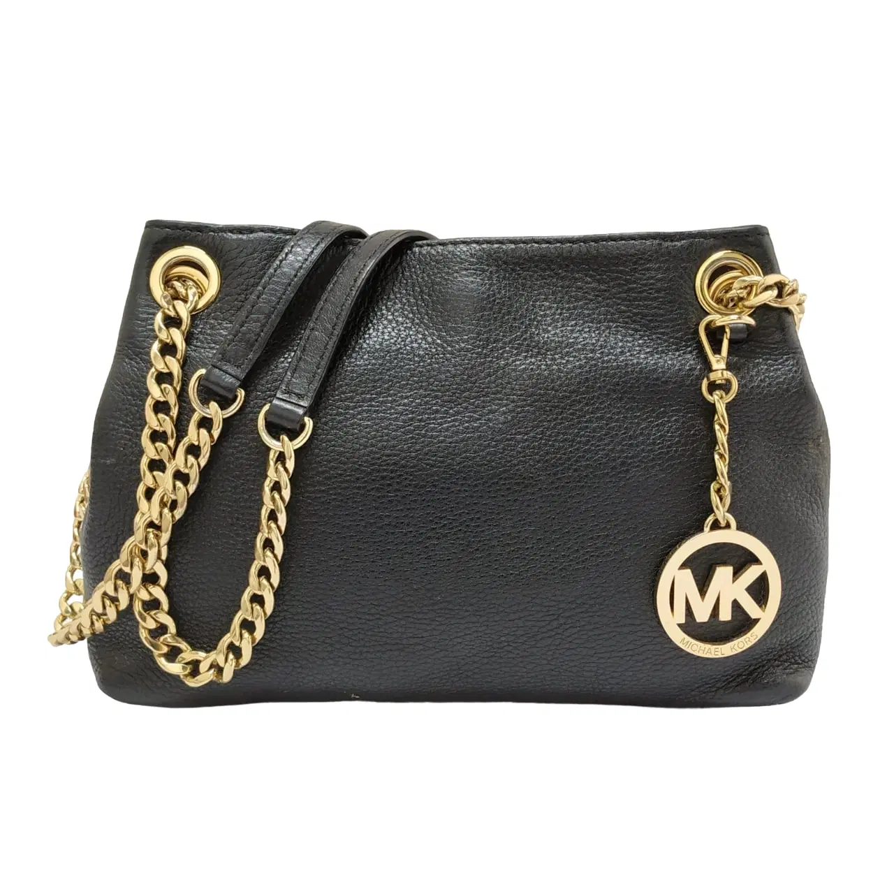 Michael Kors Black Jet Set Chain Md Messenger Bag