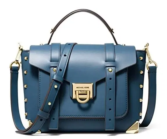 Michael Kors Dark Chambray Manhattan Large Crossbody bag